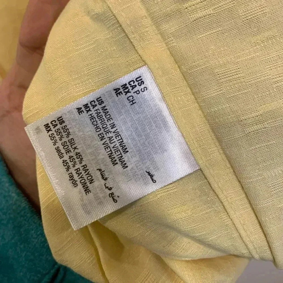 Mens Club Room Silk Blend Button Down S NWT - B5 - Picture 4 of 5